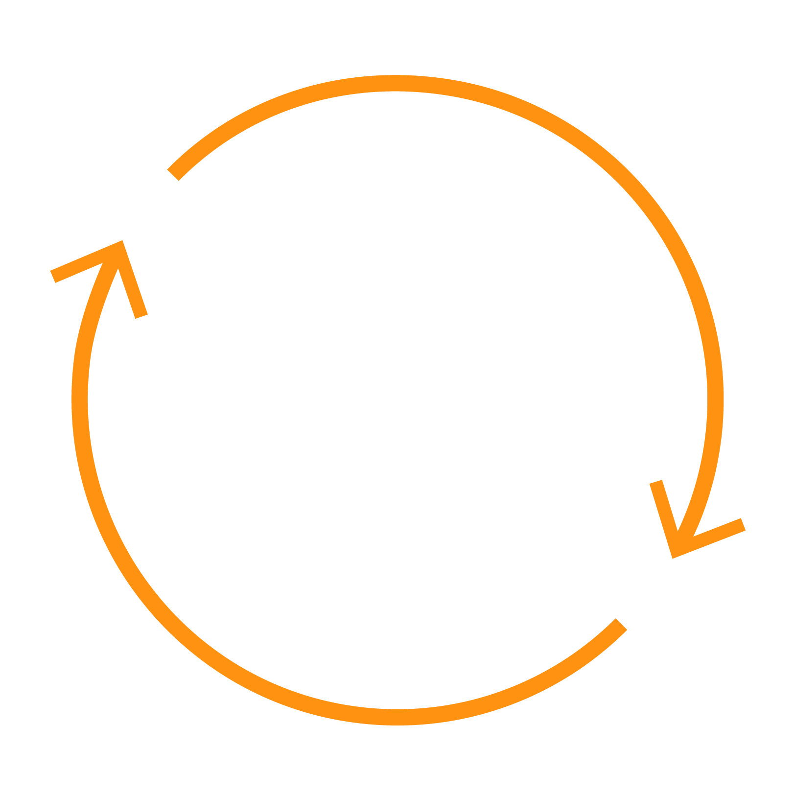 Vegait Heavy Icon Process RGB BRIGHT ORANGE